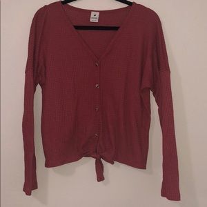 Rust red long sleeve